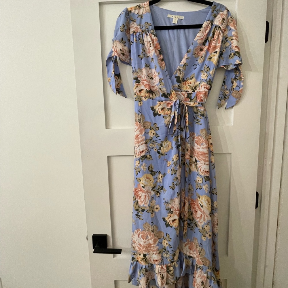 Floral Wrap Dress